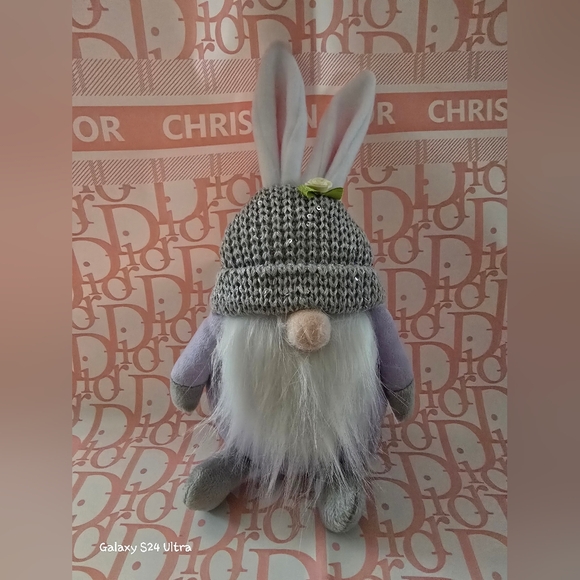Easter Bunny Rabbit Gnome Plush Shelf Sitter Home Decor Toy NEW, Price For 1 - Picture 6 of 13